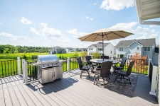 Maintenance free deckPerfect deck setting for outdoor grilling and summertime fun!