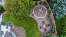 Elevated patio and fire pit Shoreview, MN